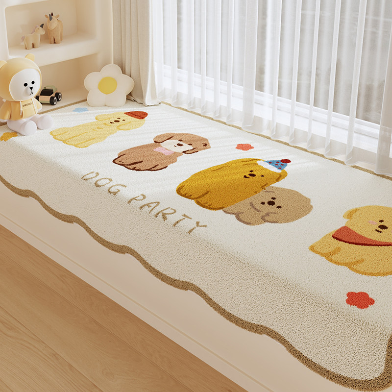 可机洗飘窗垫卡通加厚毛绒窗台垫儿童房飘窗毯定制主卧室阳台坐垫,居家布艺,飘窗垫,淘宝优惠券,粉丝福利购,淘宝优惠卷