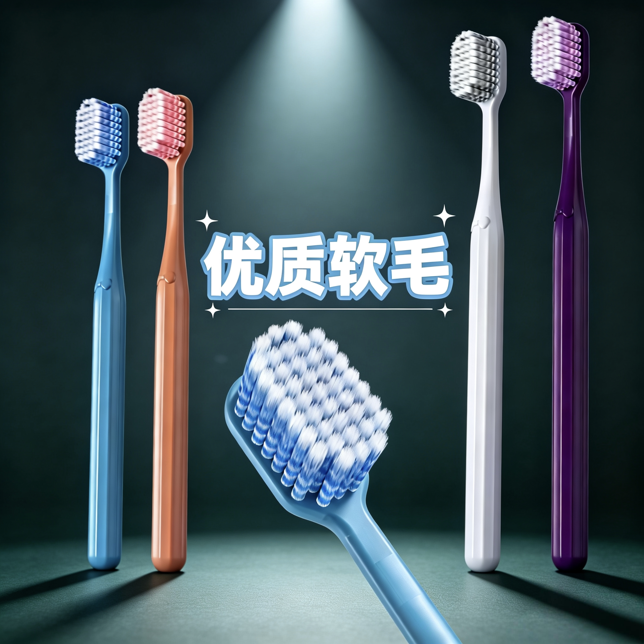 韩式牙刷软毛成人超细超软2支莫兰迪情侣家用家庭装软毛牙刷正品
