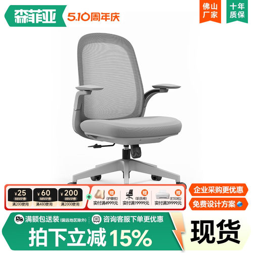 森菲亚简约现代人体工学椅