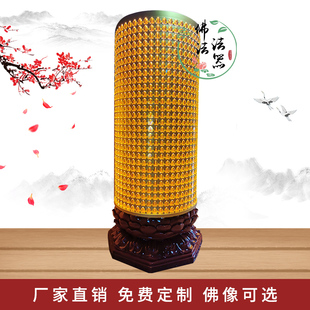 寺庙千佛灯塔壁式圆柱型万佛灯功德灯光明灯塔大型六角塔