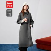 时尚 IEF 韩版 新款 英伦风通勤百搭显瘦风衣长外套 爱依服2025秋季