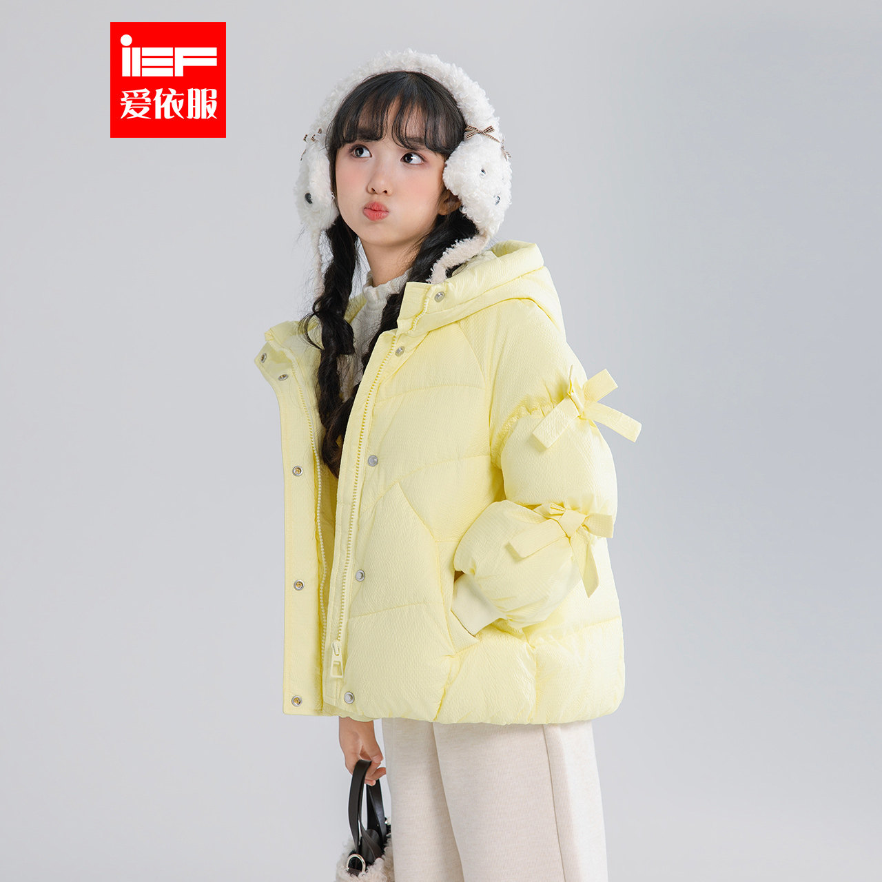 MINIIEF【爱依服童装】2025冬季新款韩版甜美洋气女童棉衣外套,童装/婴儿装/亲子装,普通外套,淘宝优惠券,粉丝福利购,淘宝优惠卷