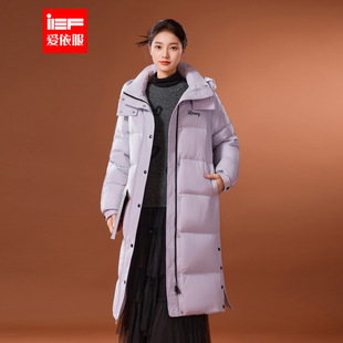 IEF/爱依服2025年冬季新款通勤简约高级感休闲运动保暖长款羽绒服