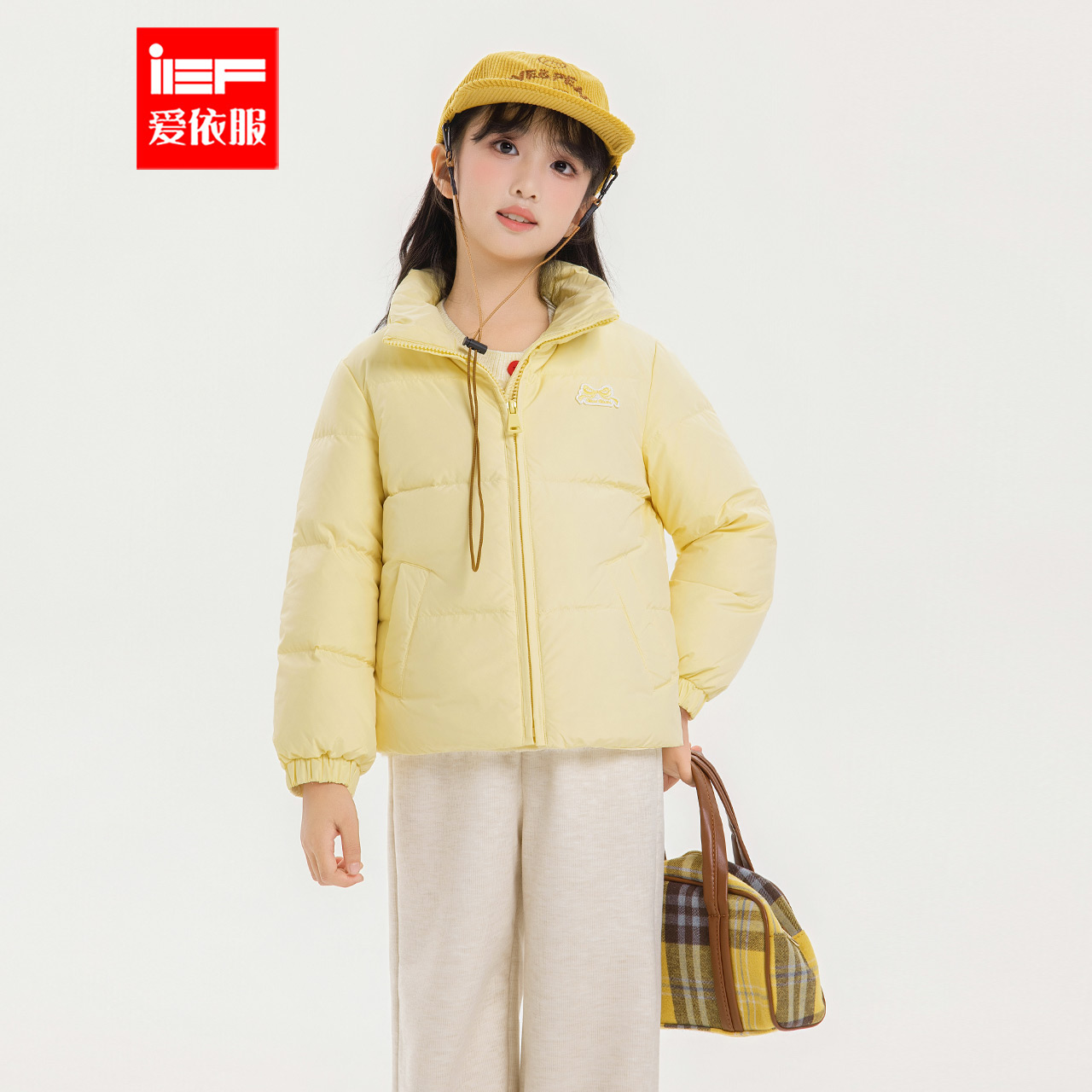 MINIIEF【爱依服童装】2025冬季新款韩系风洋气百搭女童羽绒外套