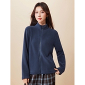 时尚 IEF 爱依服2025年秋冬新款 简约短外套女宽松显瘦保暖立领上衣