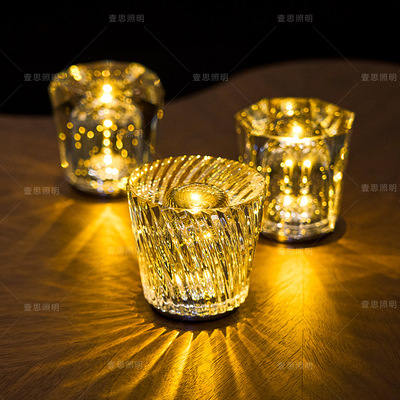 日式Ambientec水晶无线夜灯酒吧