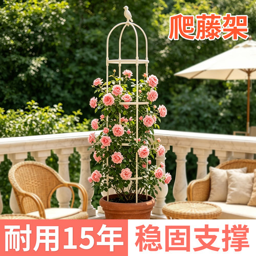 幸悦爬藤花架防锈防烫稳固支撑