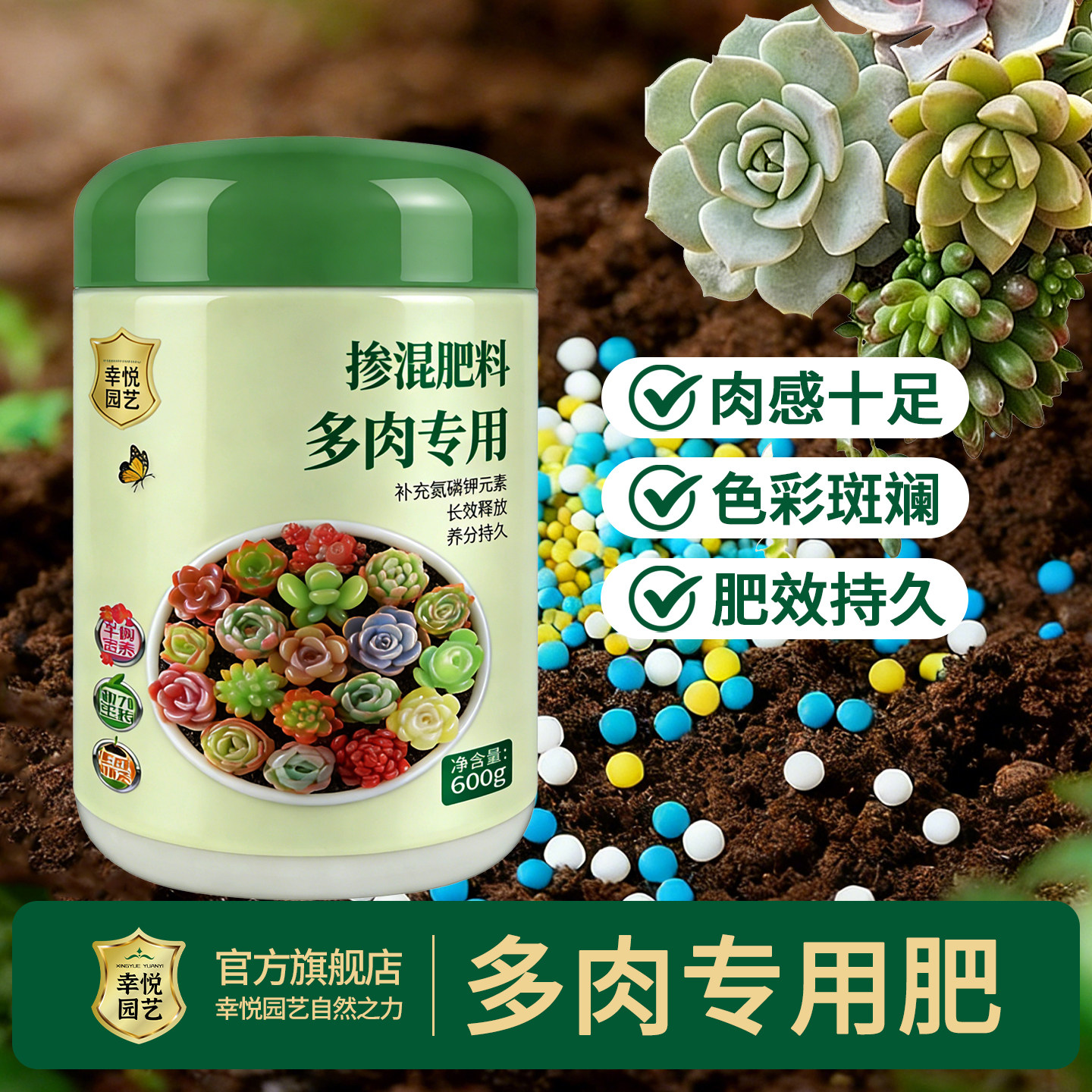 多肉肥料专用肥营养肥花肥多肉控释肥肉肉植物肥缓释肥颗粒通用型