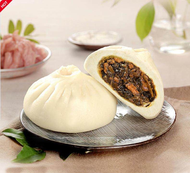 和善园梅干菜肉包半成品餐饮商用包子扬州猪肉包早餐鲜肉大包菜包