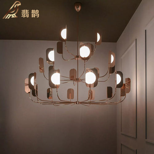 简约现代别墅咖啡厅设计师吊灯
