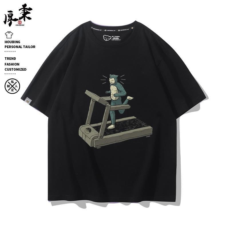 宝可梦T恤联名短袖皮卡丘儿童男女大中学生耿鬼宠物小精灵衣服夏