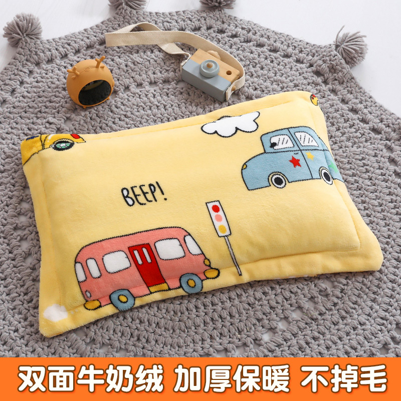 冬季加绒枕头套学生枕套双面绒