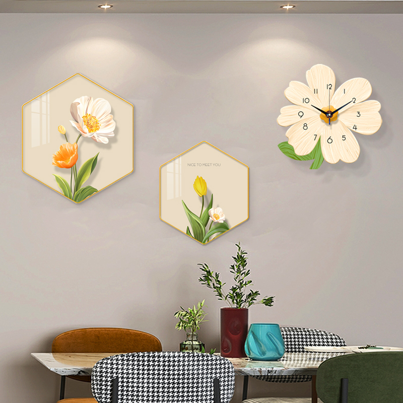 钟表鸿俪水坊2024现代挂钟