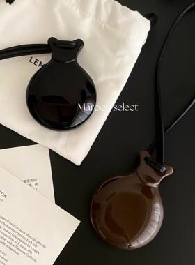 「Maroon」约2周 Lemaire 25秋冬 Miror音乐之镜 羊皮绳镜子项链