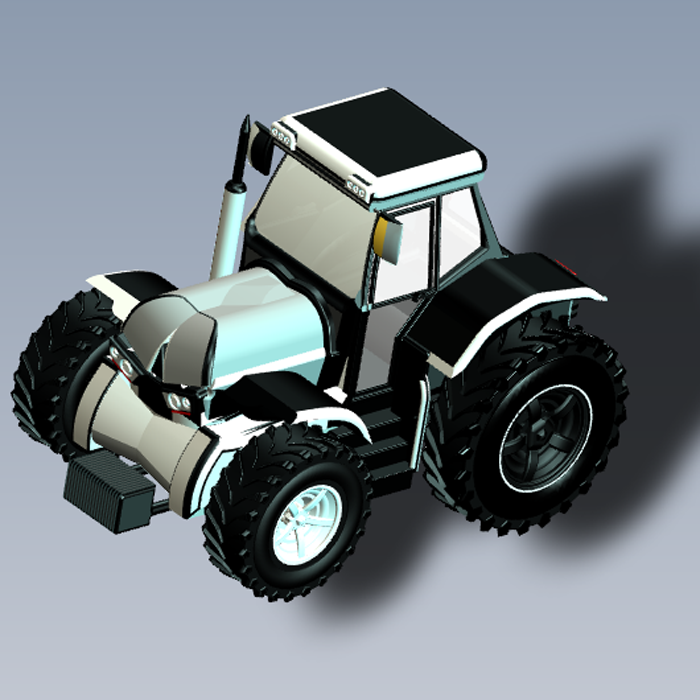 拖拉机设计建模图纸01200819