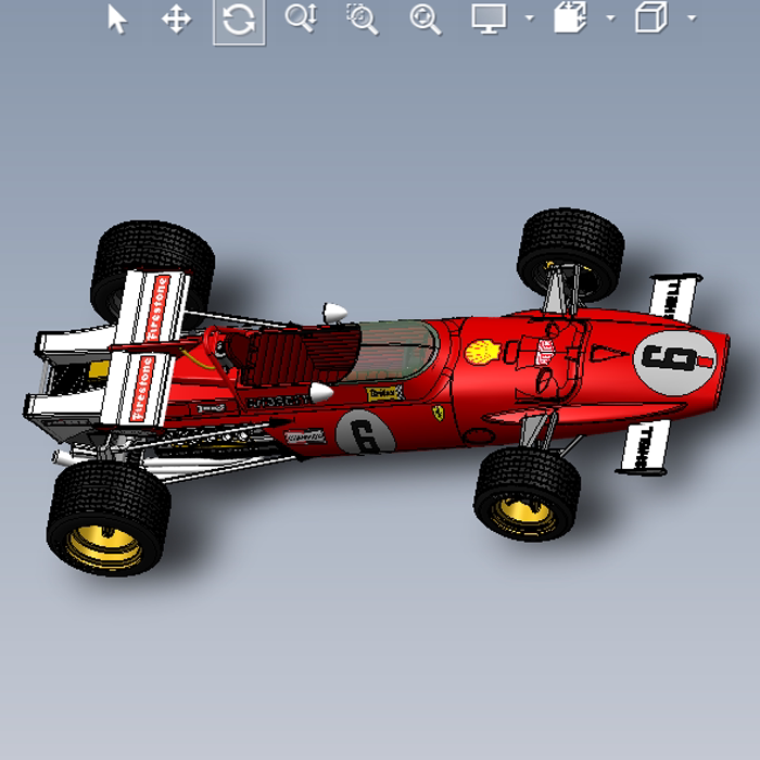 f1漂亮赛车设计模型图01200603(sldasm/step文件格式)
