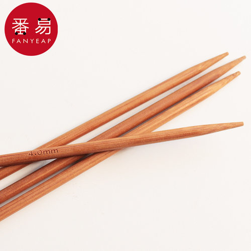 毛衣针/竹AC1sn001-木制棒针织围巾编织工具直针粗针帽子打毛