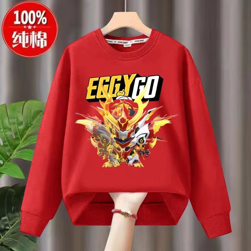 蛋仔派对天火麒麟儿童衣服秋冬新款龙魂战神男童卫衣帅气爆款上衣