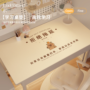 m励志学生学习书桌垫防水桌布办公小学生写字台专用桌面保护垫子