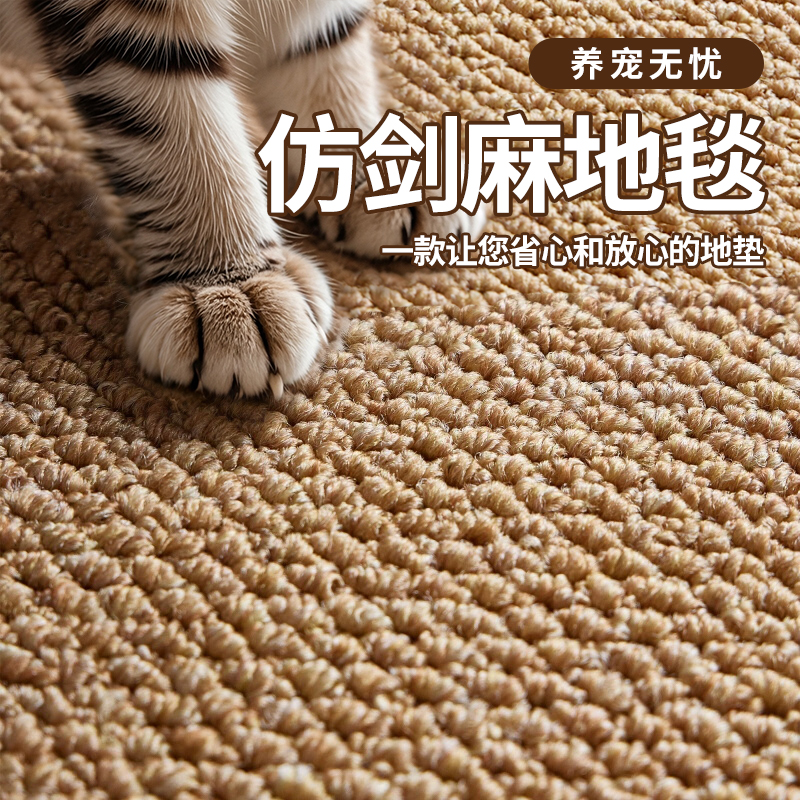 入户仿剑麻耐脏耐磨进门地毯