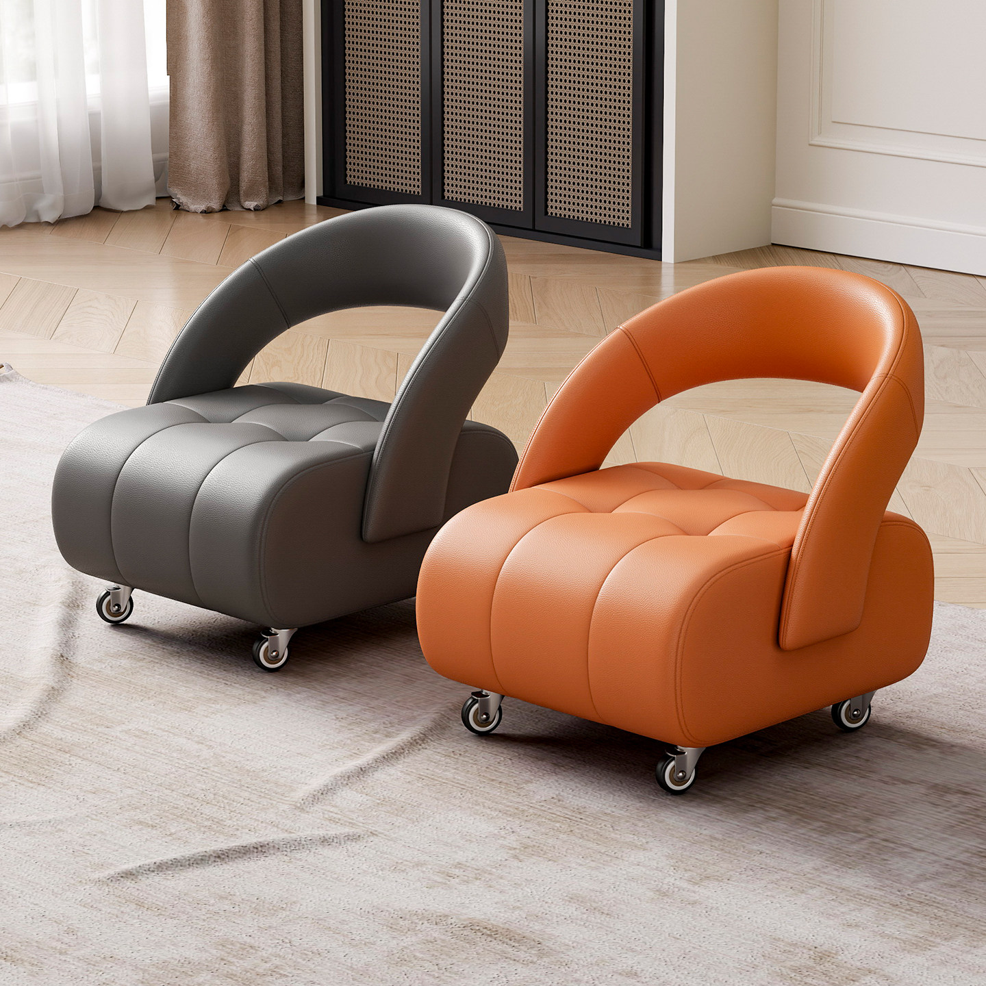 家用异形靠背阳台溜溜凳换鞋矮凳轻奢现代单人休闲溜溜凳小户客厅,住宅家具,矮凳,淘宝优惠券,粉丝福利购,淘宝优惠卷