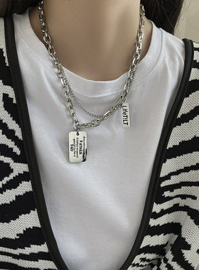 儿童时尚装饰项链男童女童嘻哈街