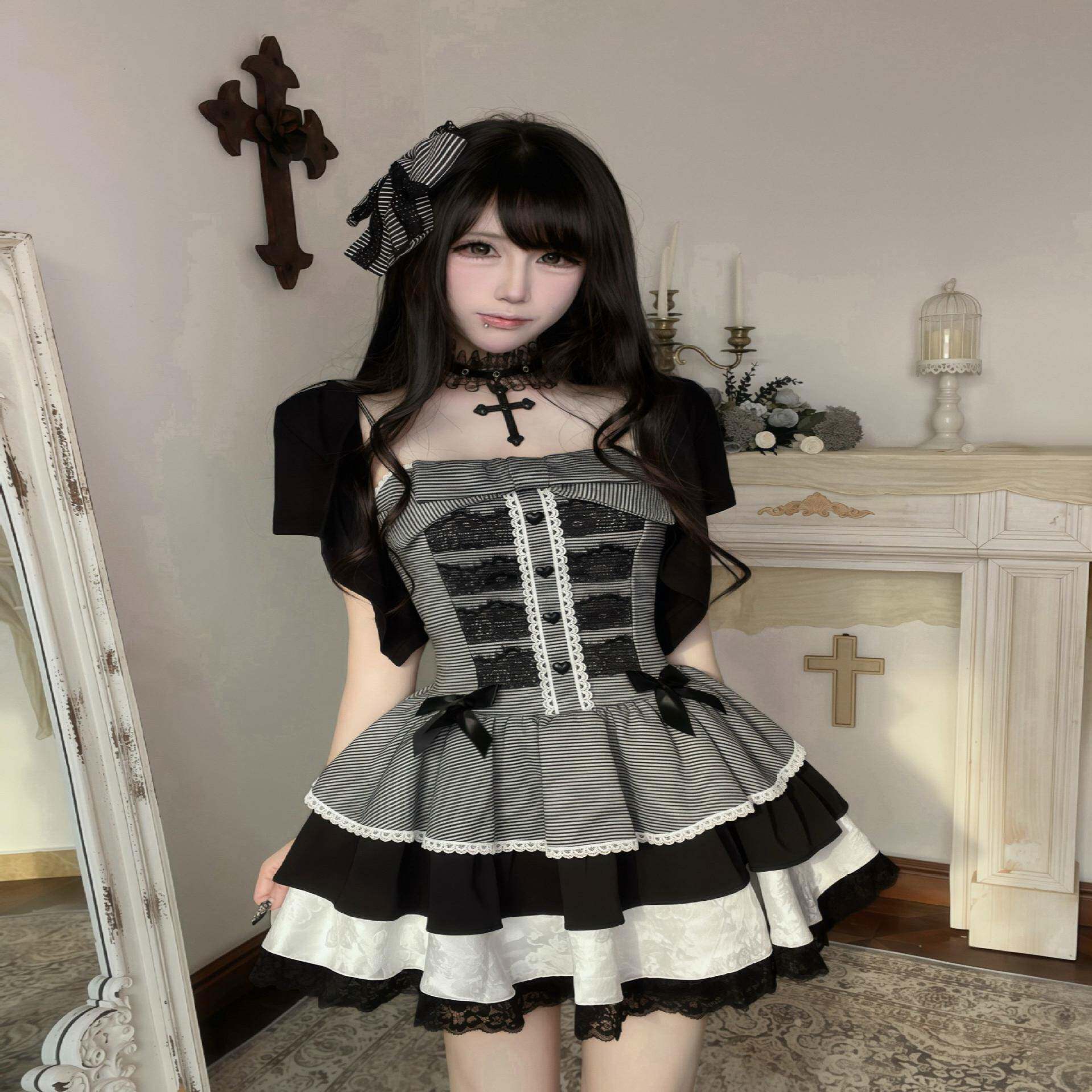 蕾系Lolita连衣裙套装20lolita洛丽塔连