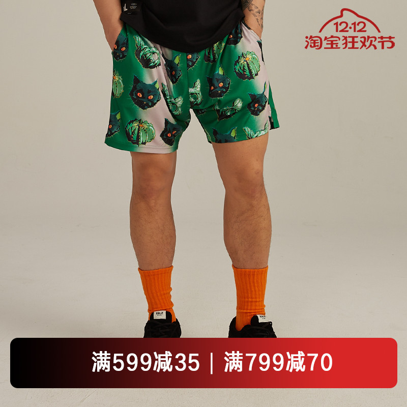 EQLZ男女运动短裤无中生有夏季