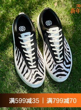 EQLZ官方FAULT 22斑马低帮反硫化错版鞋板鞋舒适透气百搭无中生有