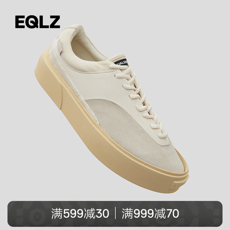 EQLZ义阔官方 情侣板鞋FAULT 22鞋子男女鞋舒适休闲板鞋无中生有