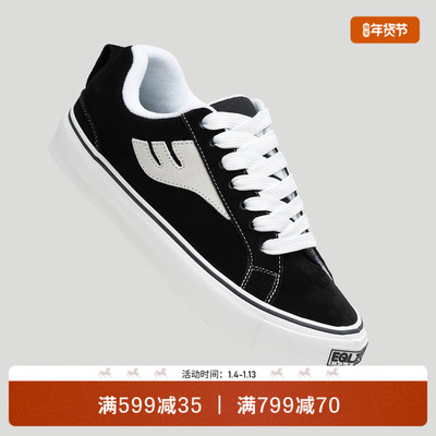 EQLZ官方 404 MAX S低帮真皮面硫化鞋面包鞋休闲透气板鞋无中生有