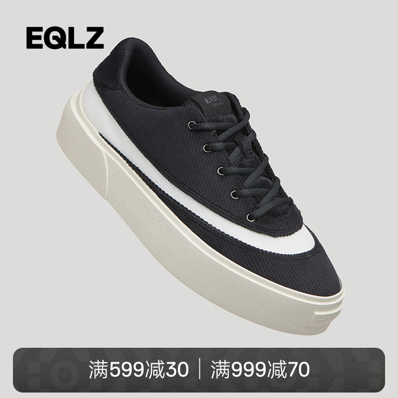 eqlz低帮板鞋樊梨花错版鞋