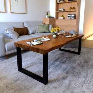 加高60cm茶几桌客厅家用小户型吃饭餐桌两用木质实木矮沙发茶桌子