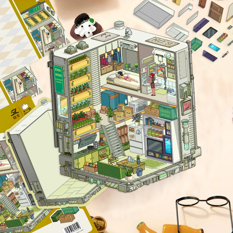 十一玖末世小屋3D造景贴