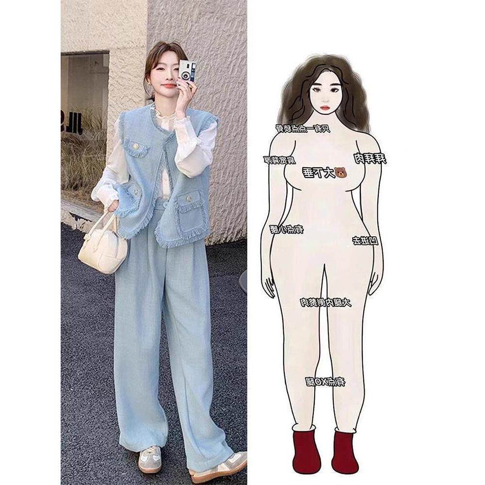 女套装香风穿超火韩系减龄衬衫马甲小休闲裤早春三件2026搭一整套