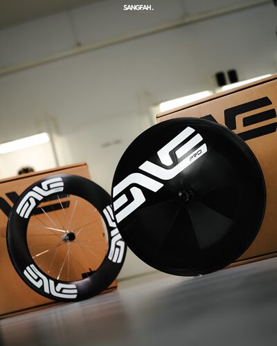 新款ENVE 100pro+封闭轮  铁三/TT专用轮组 colnago TT1、TT2搭
