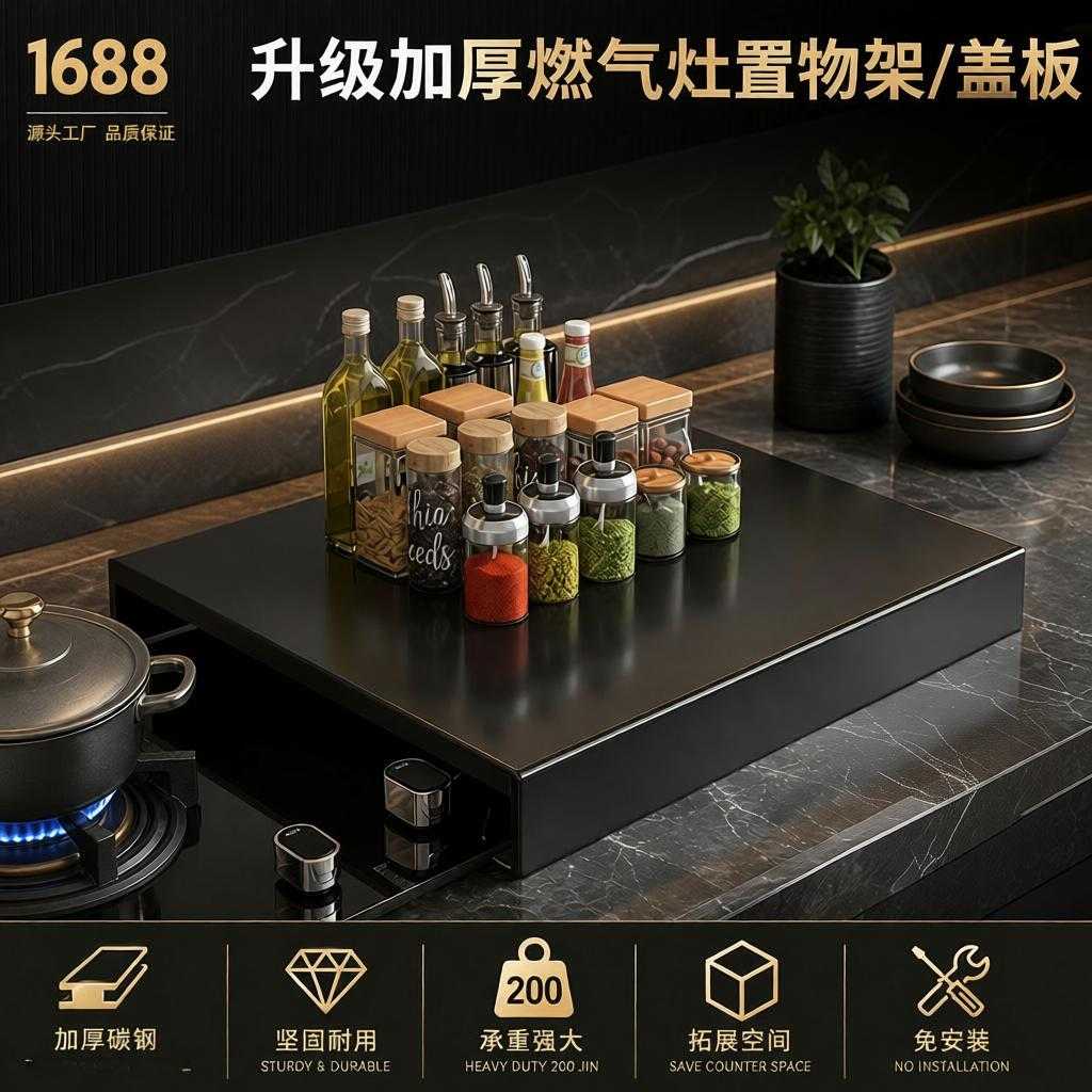 瓦斯炉盖板支架防滑托架电磁炉