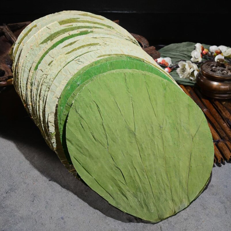 荷叶整张18到30厘米圆形干荷叶糯米鸡叫花鸡荷叶木桶饭熬粥蒸笼垫