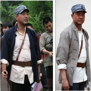 武工队民兵服电影道具八路服长短袖土八路舞台演出服铁道游击队服