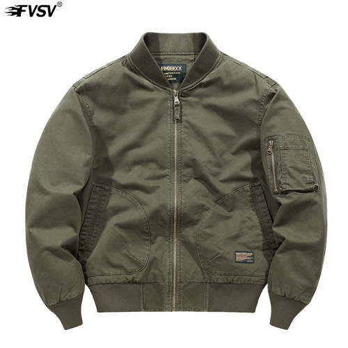 2023男士立领加棉加厚飞行夹克