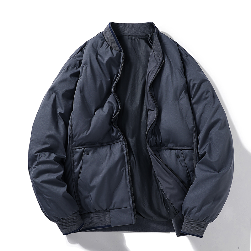 大码飞行夹克棉服棒球服保暖外套