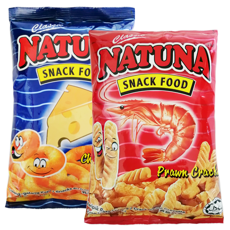 NATUNA 进口膨化零食3袋 60g/袋 马来西亚进口 休闲食品