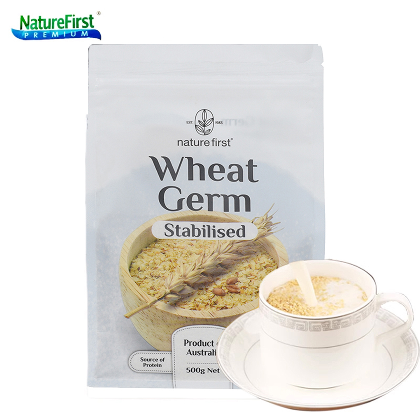 Naturefirst Wheat germ flakes Australia500/bag Brewed cereal