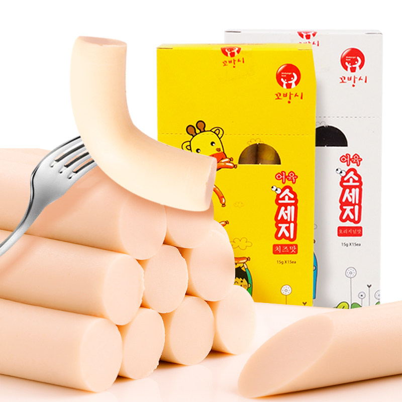 高邦喜鳕鱼肠 225g(15g*15)/袋 韩国进口原味奶酪味 宝宝爱吃零食