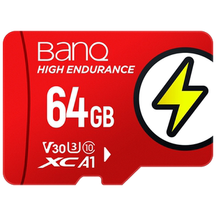 banq 128g内存卡256g高速tf卡行车记录仪监控摄像sd卡手机存储64g