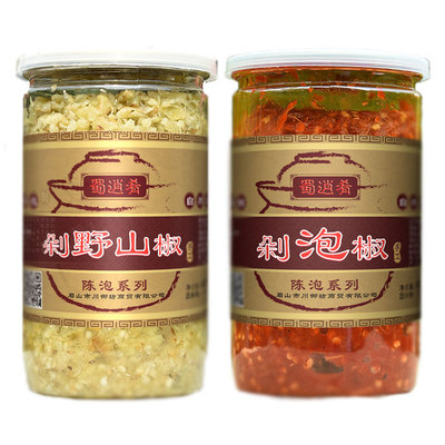 蜀逍肴四川剁椒野山椒鱼香泡椒酱