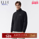 ELLE 休闲外套廓型保暖棉服 户外运动夹克时尚 Active男装 秋冬新款