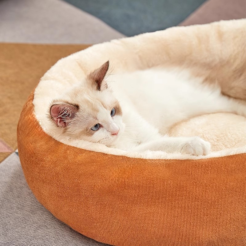 猫窝四季通用冬季圆窝保暖安全感窝猫床半封闭式猫咪沙发小猫猫窝