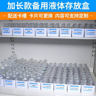 医用输液盒收纳筐6s管理摆药盒注射器分格盒医院备用液体存放药蓝