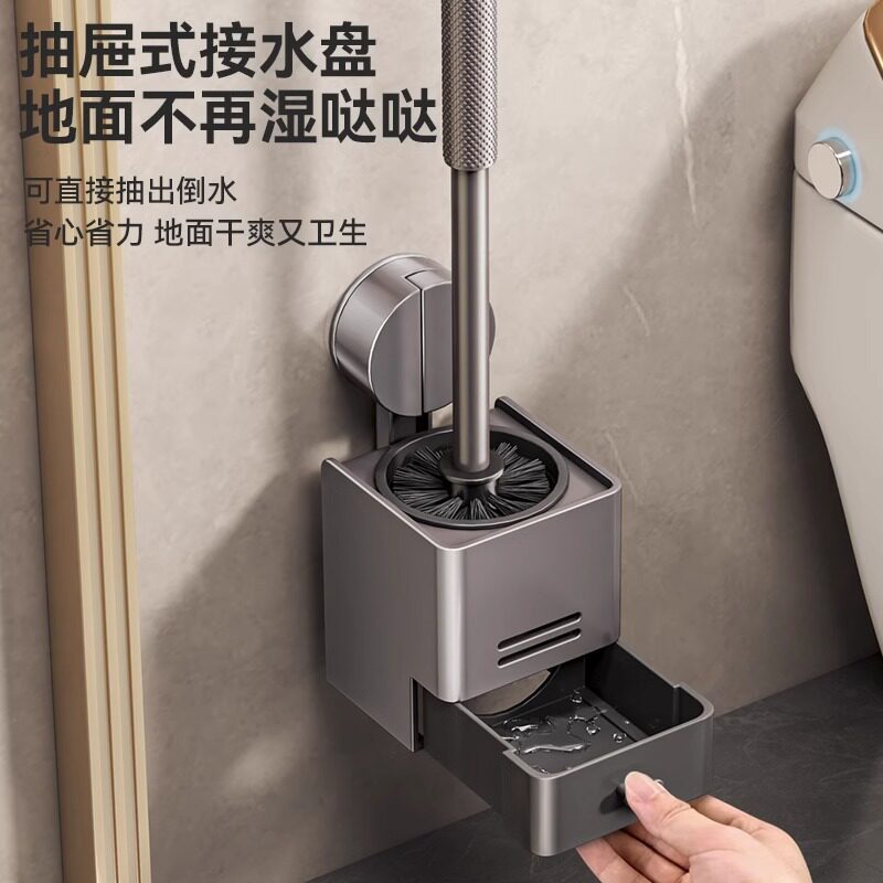 吸盘马桶刷置物架家用无